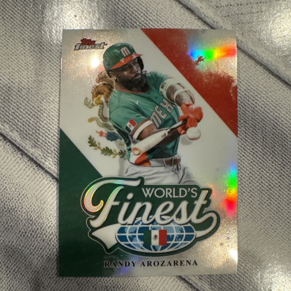 2026 Topps Finest Randy Arozarena #WF-31 World's Finest Mexico Mariners